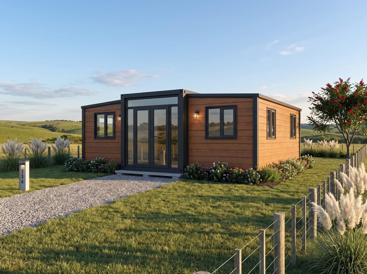 Casa expandible china en Uruguay